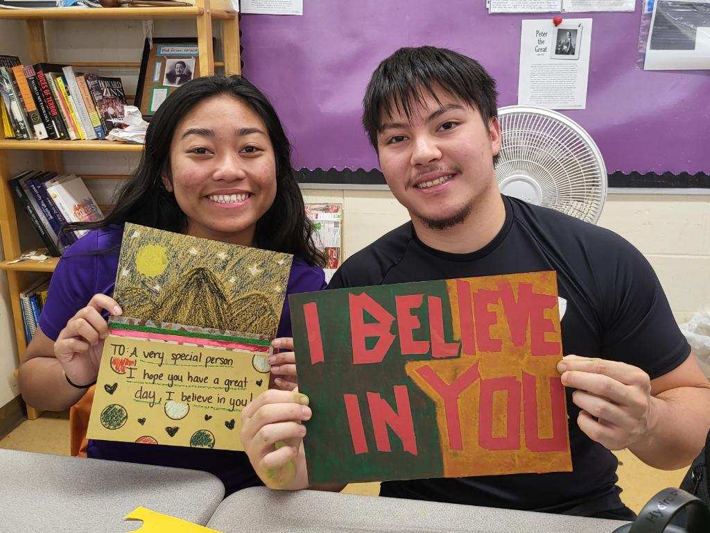 <strong>Pearl City High School Interact Club creates and sends Holiday cards of Joy for Hospitalized children throughout America</strong>