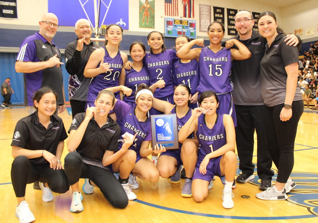 CONGRATULATIONS PEARL CITY CHARGERS, 2022-23 OIA DII VARSITY & JUNIOR VARSITY GIRLS BASKETBALL CHAMPIONS!