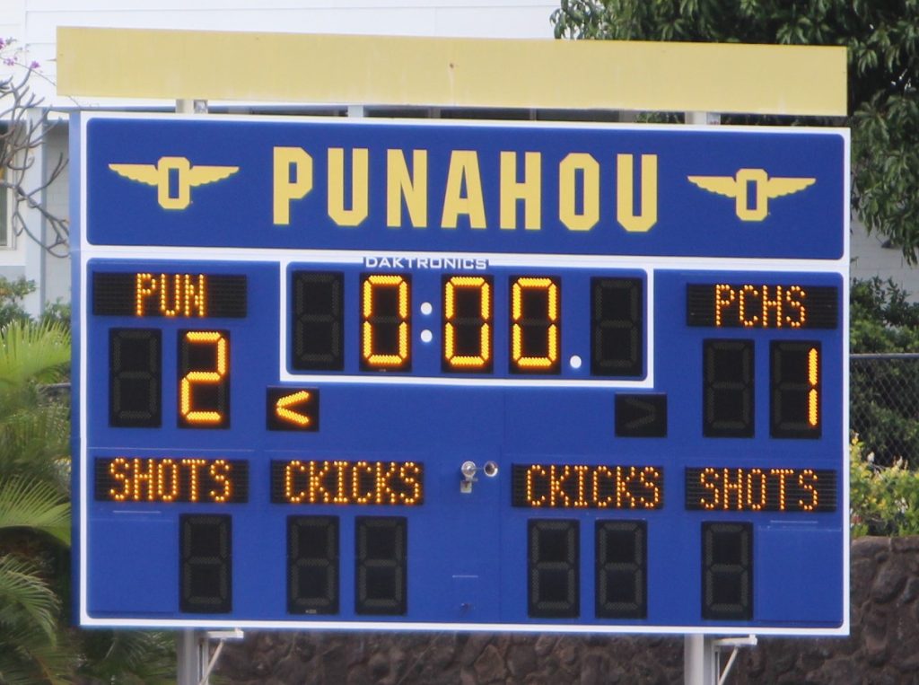 Punahou bumps Pearl City out of state championship playoffs with 2-1 opening round win