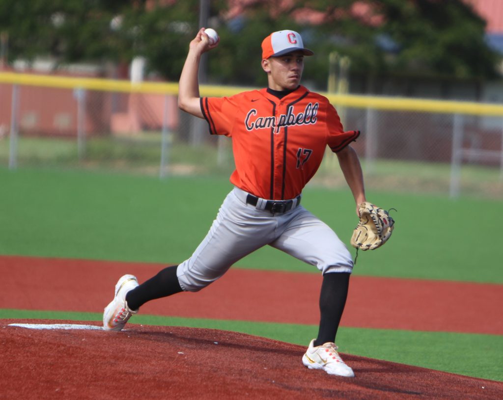 Hunter Lindsey goes the distance, leads Campbell over Pearl City 6-5 to advance to OIA DI Baseball Championship Semifinals