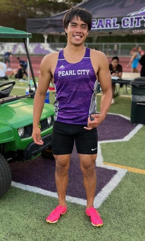Pearl City Charger Marcus Rodriguez captures 400 meter OIA Championship on Saturday at Pearl City High School
