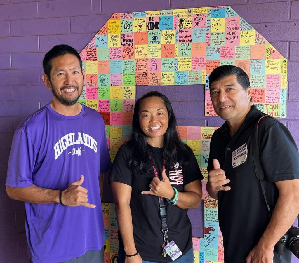 Highlands Intermediate revives COLTS Aloha Wall with Inspiration and Hope