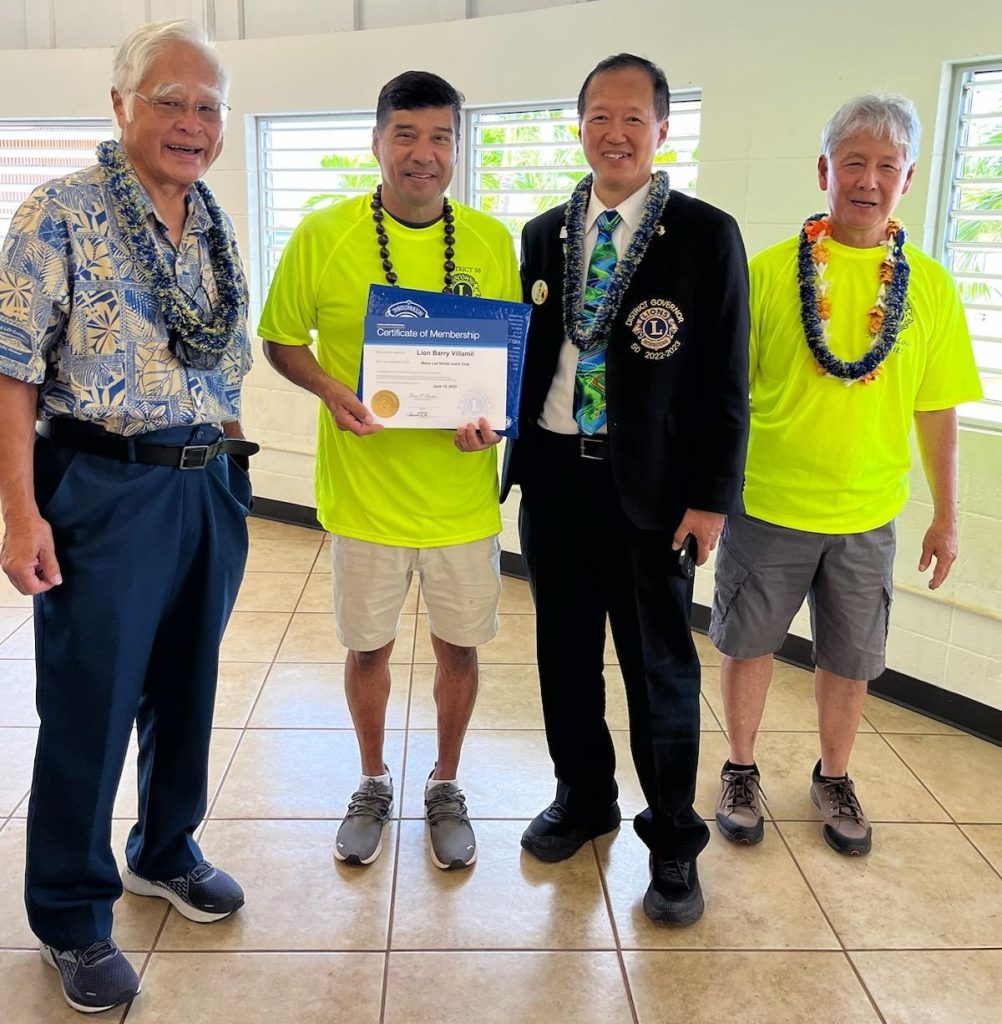 Hawaii District 50 Lions and Hawaii District 5000 Rotarians partner once again to serve the community