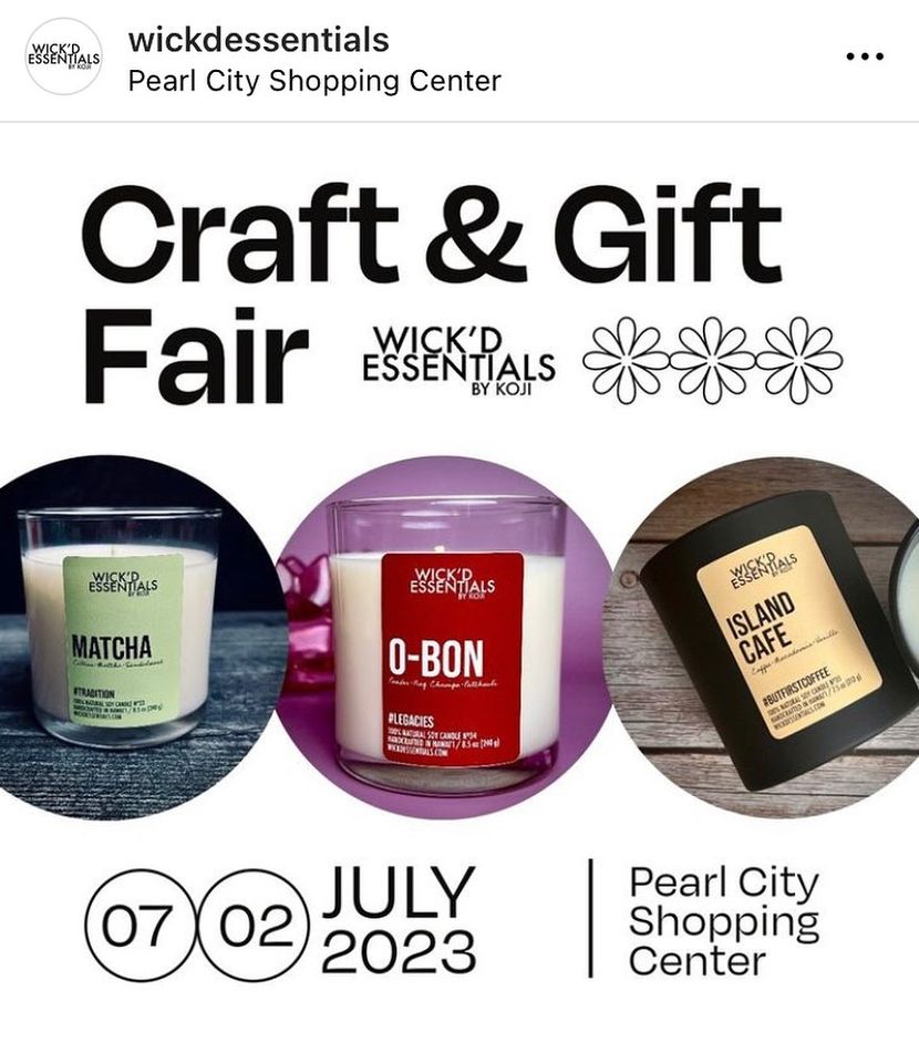 808 Craft and Gift Fair this Sunday, July 2 at the Pearl City Shopping Center
