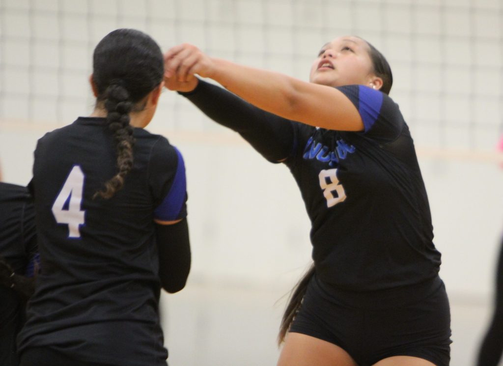 Anuenue over Pearl City 2-1 in 2023 OIA White Varsity Girls Volleyball Championship Semifinals