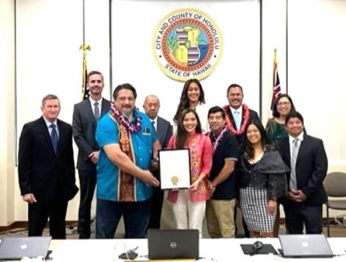Pearl City Shopping Center Merchants Association honored by Honolulu City Council, mahalo Councilmember Okimoto