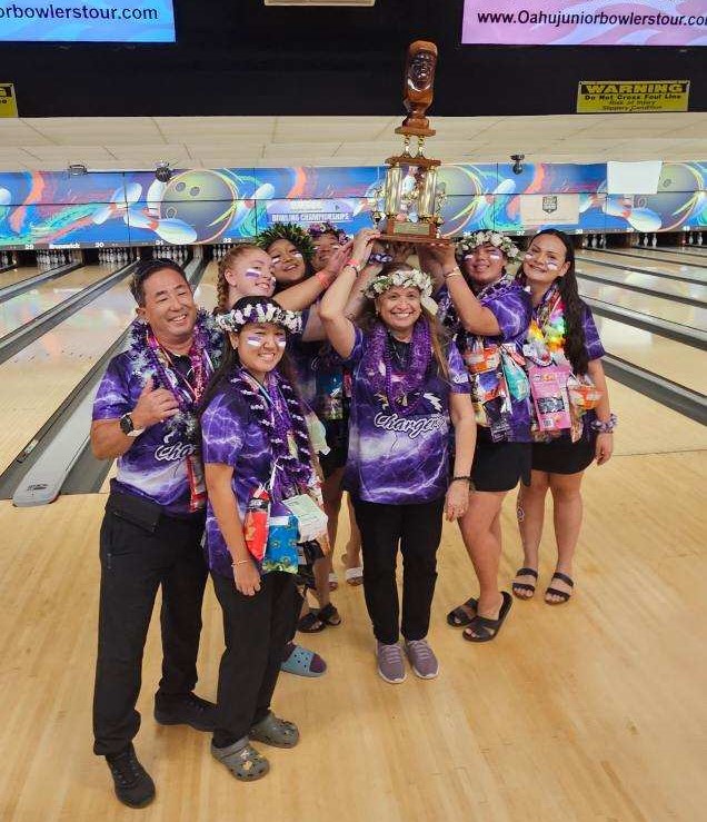 CONGRATULATIONS TO THE PEARL CITY CHARGERS STATE BOWLING CHAMPIONS!