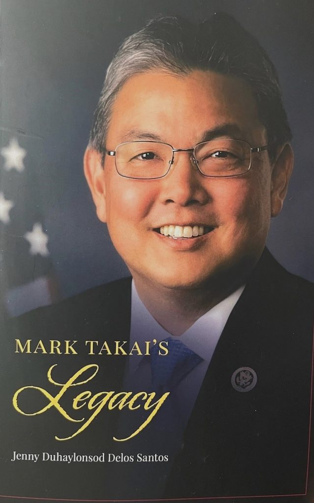 Mark Takai 's Legacy book signing this Saturday, January 27 at Barnes and Nobles, Ala Moana Center