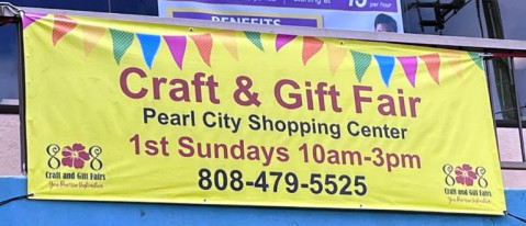 808 Craft Fair today, Sunday, March 3, 10am-3:00pm at the Pearl City Shopping Center