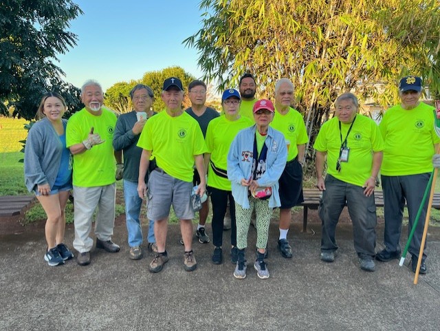 Mahalo Mana Loa Nimitz Lions Club Community Volunteers!