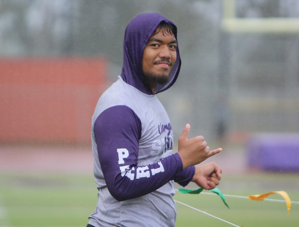 Rain or Shine, Charger Track Team volunteer their time and talents at PC Elementary Track Meet