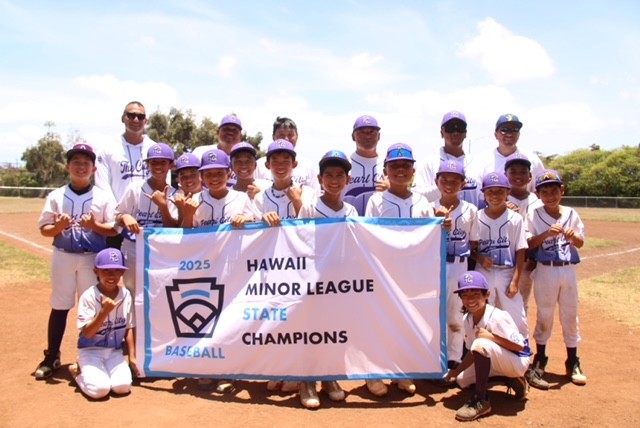 Pearl City crowned 2025 Hawaii Little League Minors State Champions!