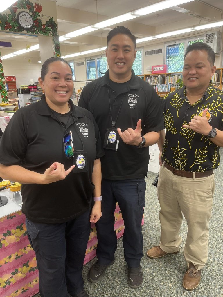 Positive interaction feeds vision for traffic safety and school programs growth at Tuesday’s Lehua Elementary 3rd Quarter School Community Council Meeting