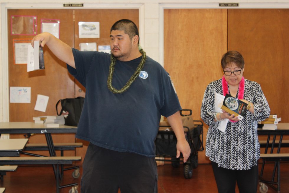 Rotary Club of Pearlridge honors Dictionary 5000, Good Citizen Awards co-chairs Emily and Grant Kuraoka for their exceptional service
