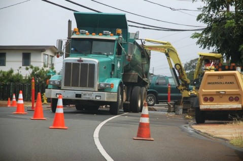 Broken service lateral disrupts service to eight Board of Water Supply customers in Pearl City