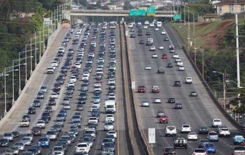 H1 road repairs expected to slow traffic through Pearl City on Sunday and Monday