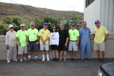 Pearl City Lions complete Phase I of Pearl City Industrial Park Beautification Project