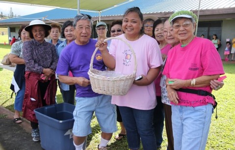 Family fun at Waiau Easter Egg Hunt in Pearl City