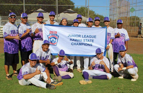 Pearl City 2019 Junior League Hawaii State Baseball Champions