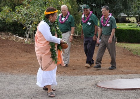 Hawaiian Blessing opens UGC Peace & Heroes Rose Garden in Pearl City