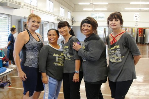 Virginia Tailo prepares Jazzercise Pearl City disciples for community service