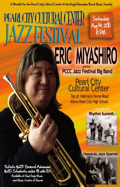 Pearl City Cultural Center Jazz Festival,  Saturday, August 14
