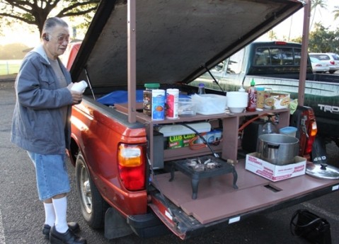 Blaisdell Park angels, touching hearts, feeding souls