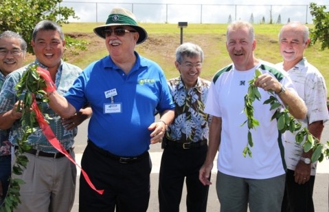 Blessing and dedication ceremony opens Newtown neighborhood parking lot