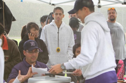 Rain soaks Pearl City Complex Track Meet at PCHS